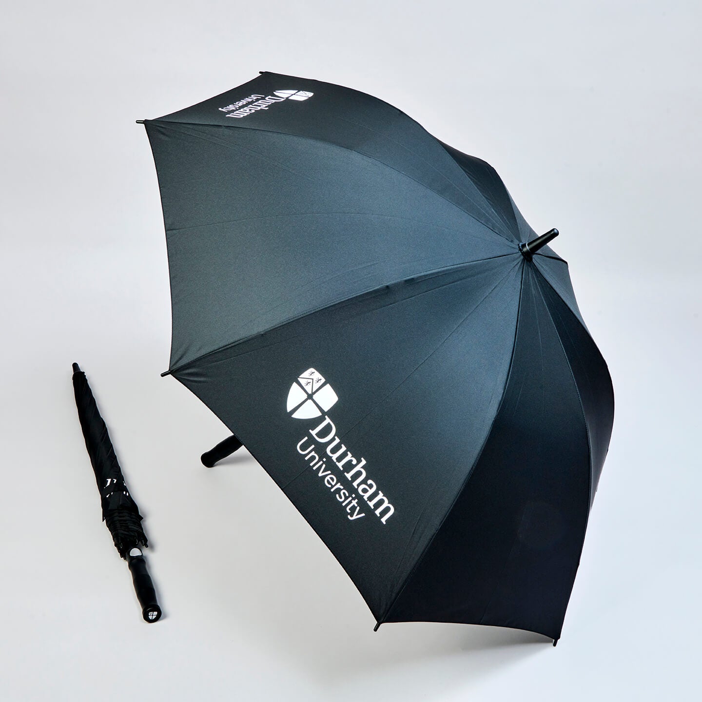 Durham University Black Golf Umbrella