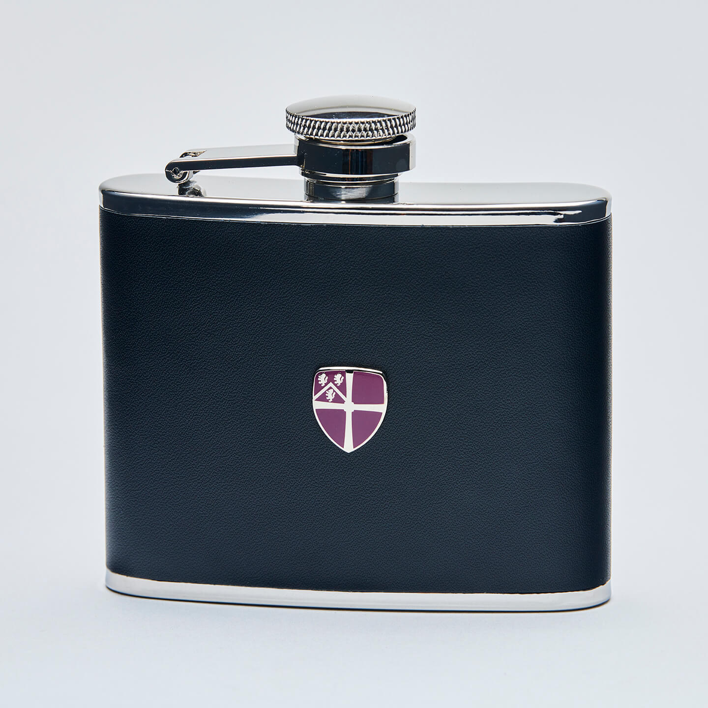 Durham University Leather Hipflask