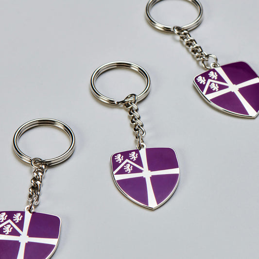 Durham University Metal Crest Keyring