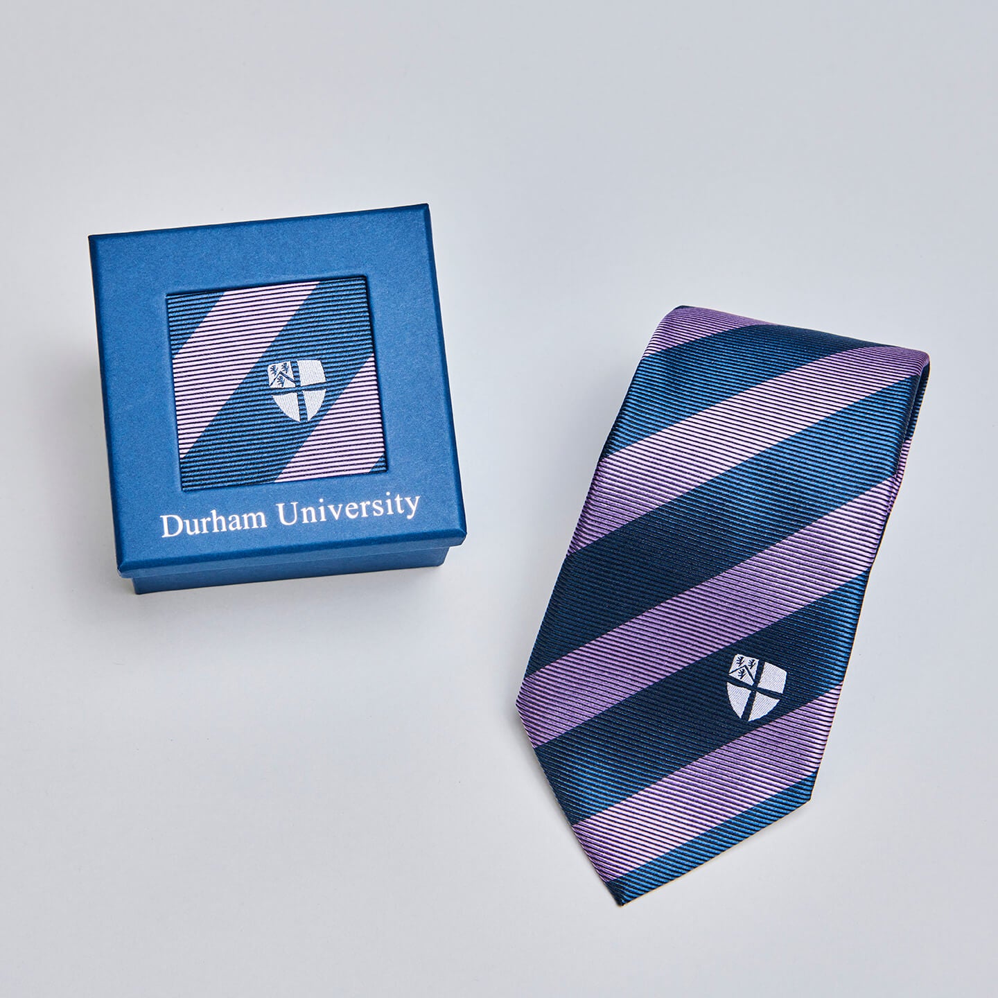 Durham University Crest Silk Tie