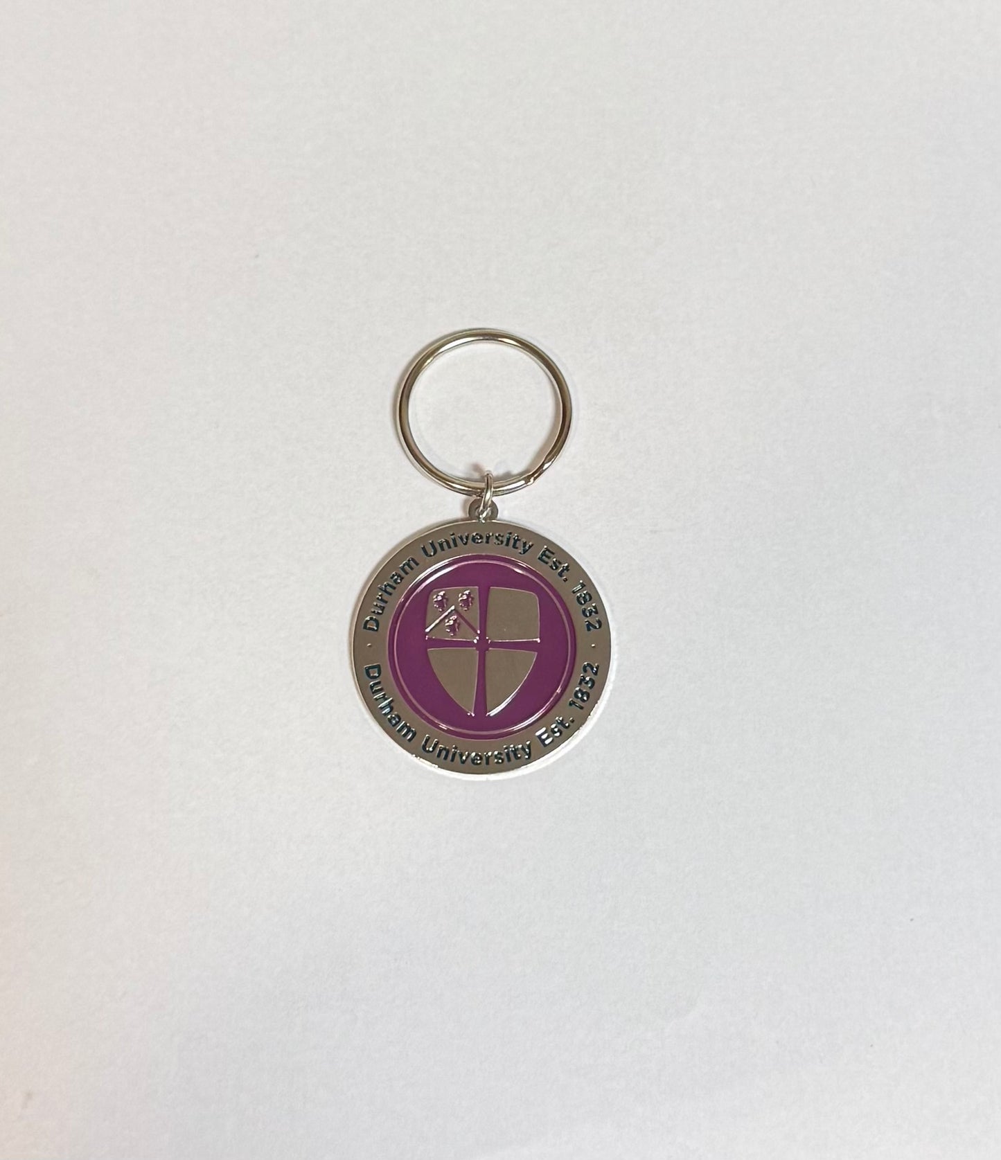Durham University Round Keyring