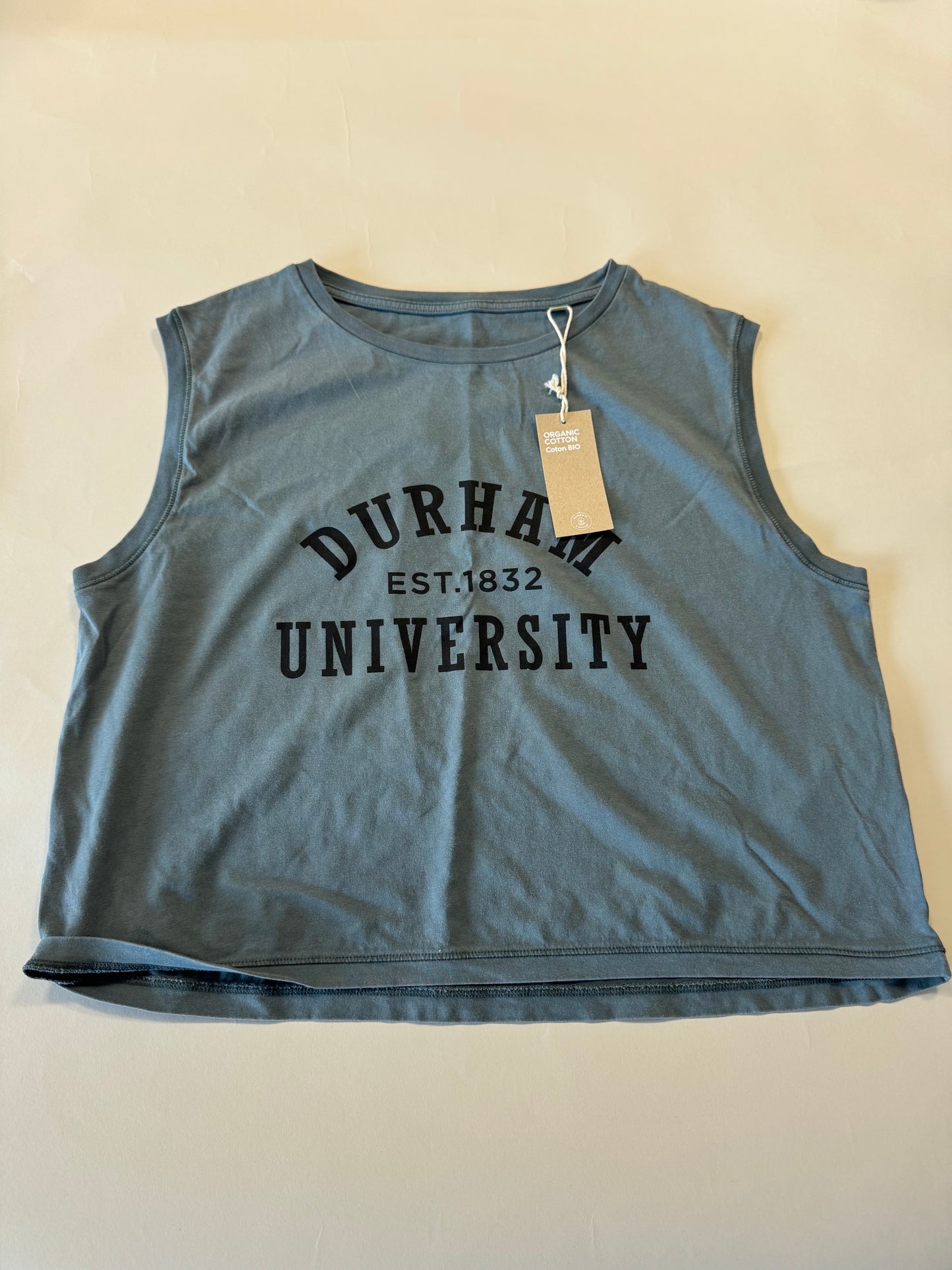 Women's University Cropped Charcoal T-shirt