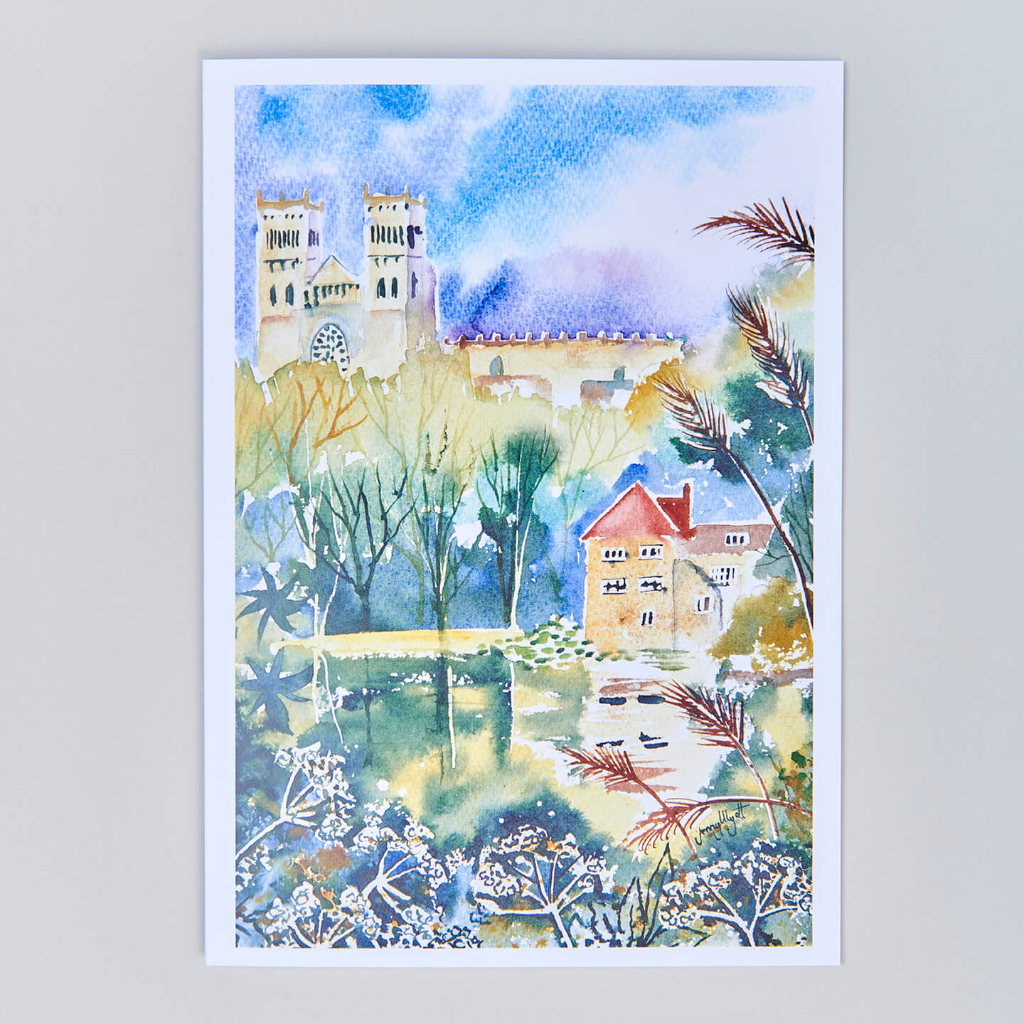 Jenny Ulyatt Mill and Cathedral Card