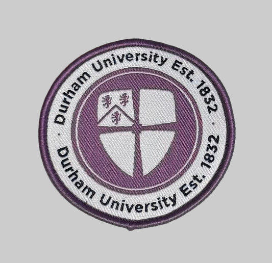 Round Woven Durham University Badge 