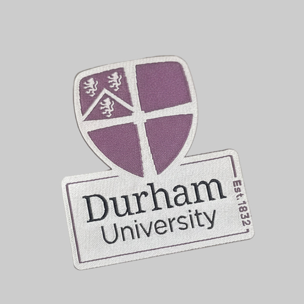 Stacked Woven Badge - Durham University