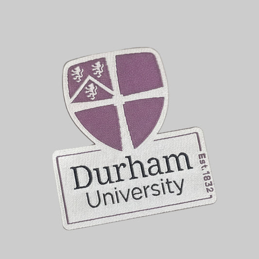 Stacked Woven Badge - Durham University