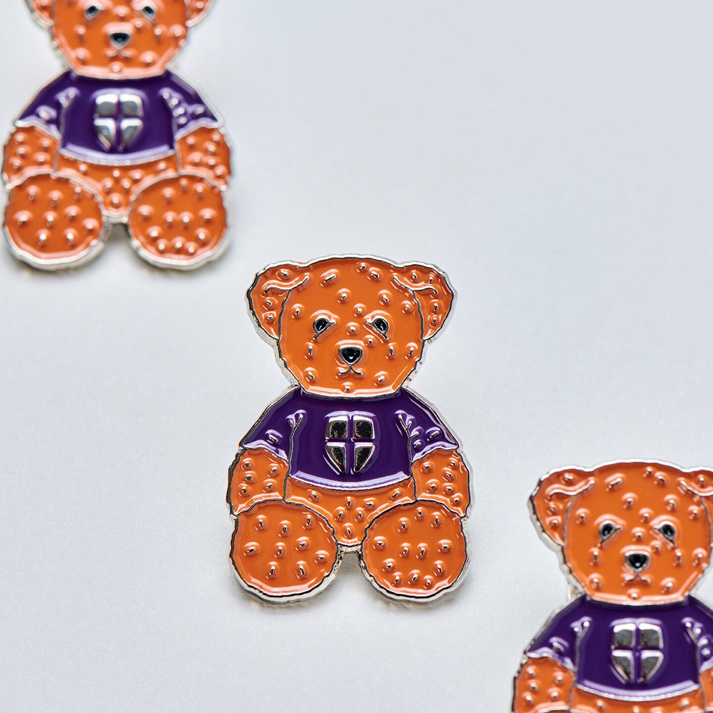 Durham University Toffee Bear Pin Badge 3