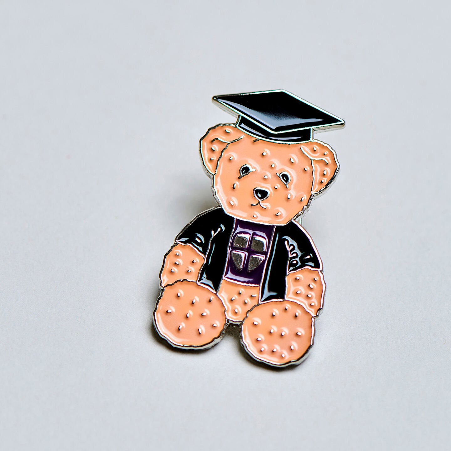 Durham University Graduation Toffee Bear Enamel Pin 