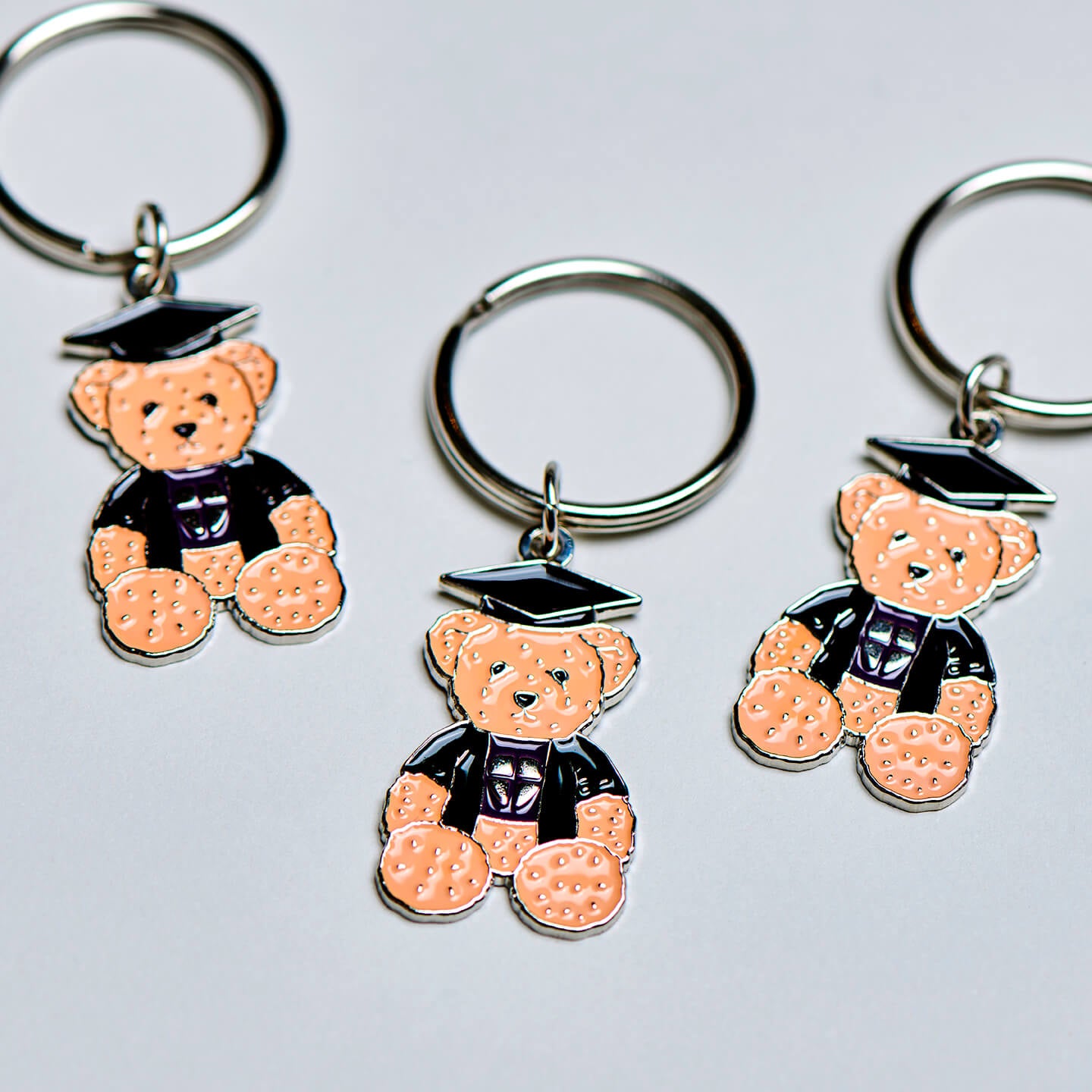 Durham University Graduation Toffee Bear Keyring 3