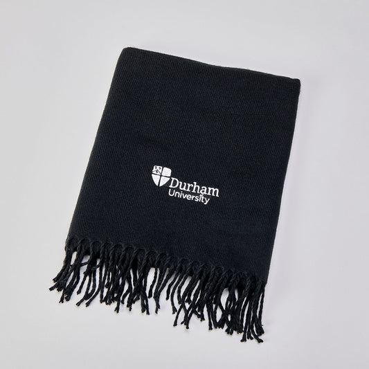 Durham University Crest Scarf Black